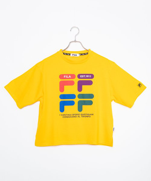 FILA斐乐女士短袖T恤FL1827黄色.png